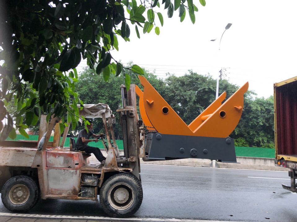 Heavy Duty Stone Flipping Machine